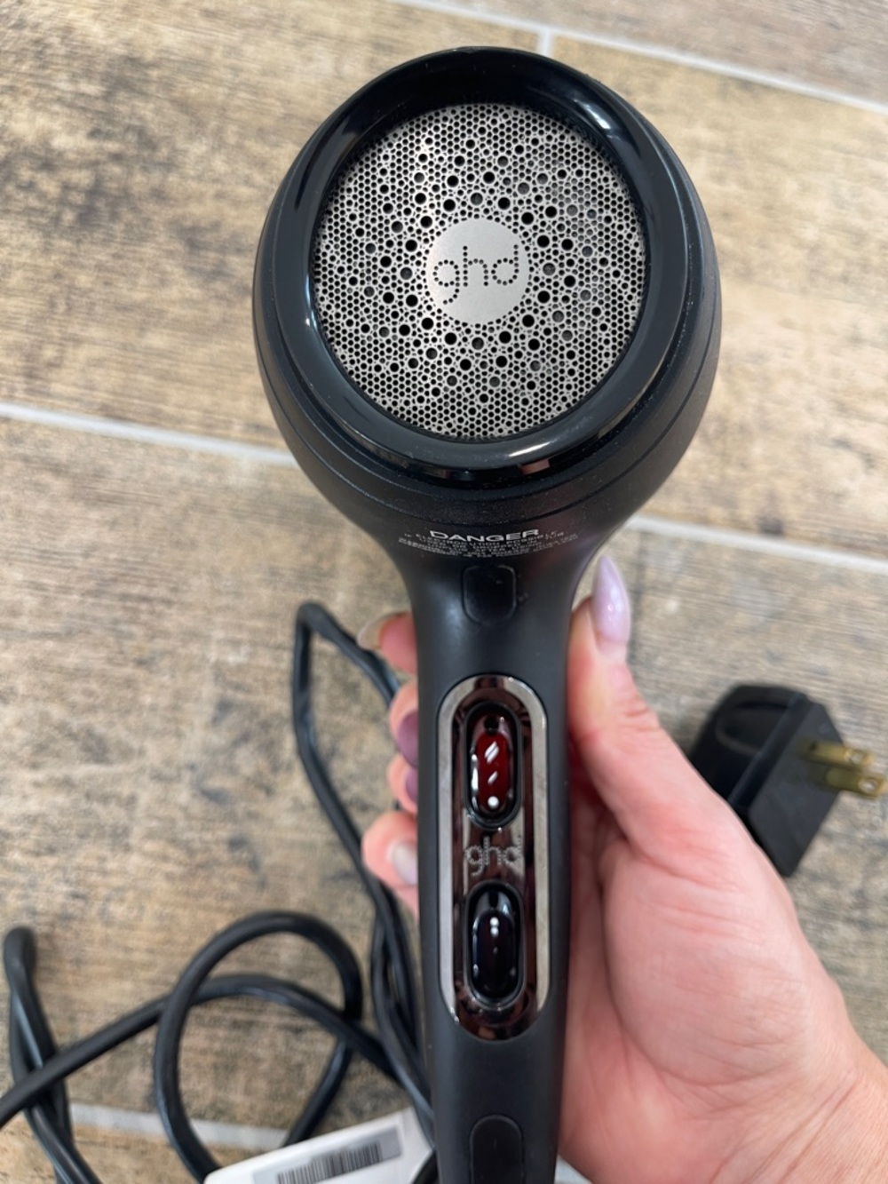 ghd air 1.0 Black Hair Dryer Made in Italy 1600W - Picture 2 of 6